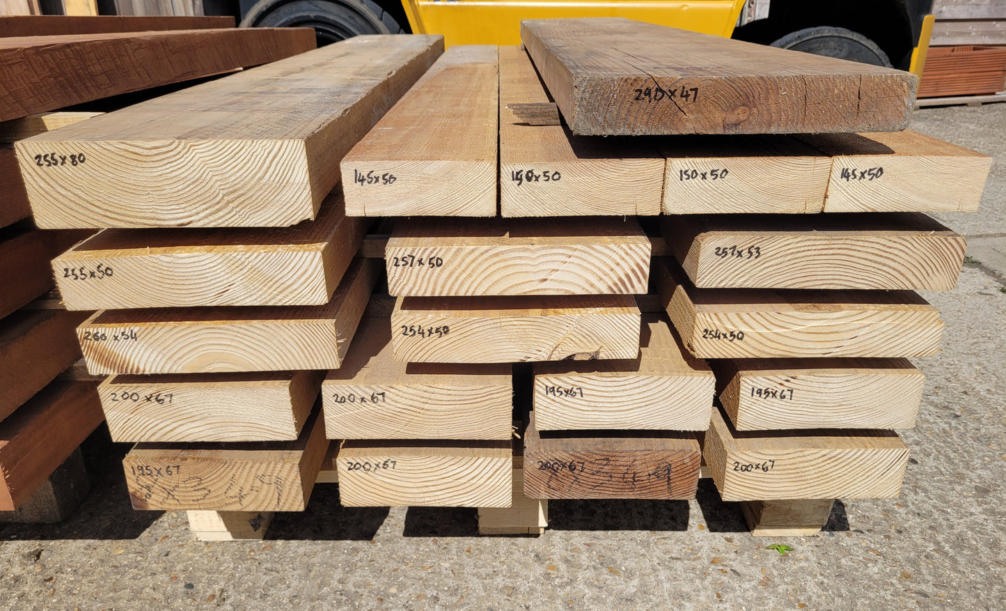 Douglas Fir Wood Boards Kiln Dried 1.8m