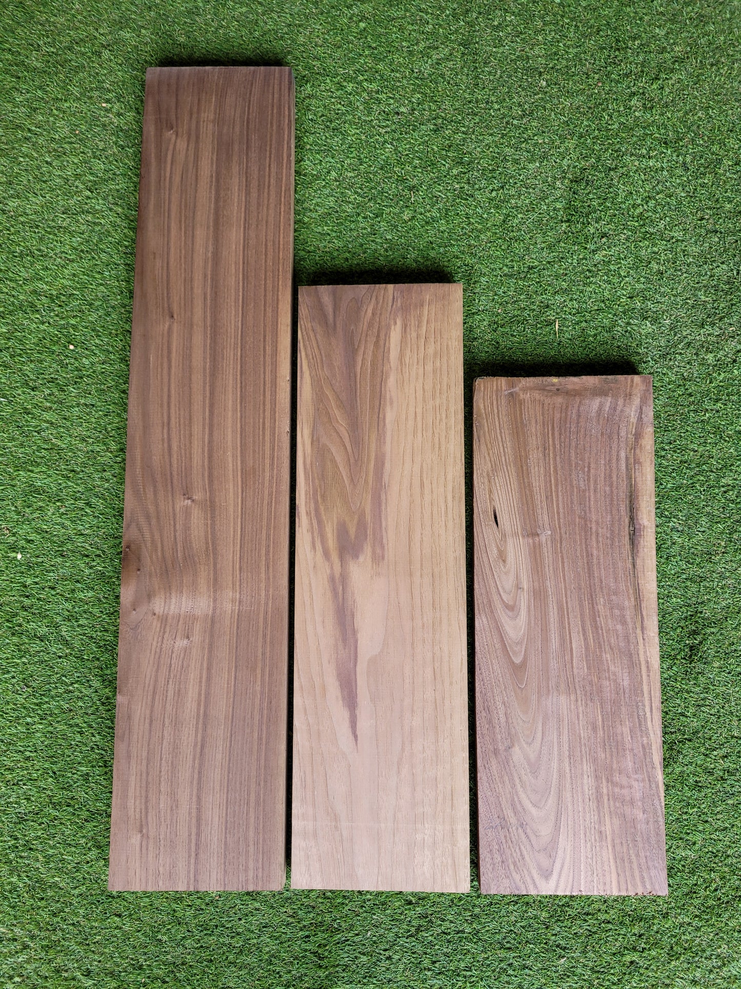 American Black Walnut Hobby Pack of 3 Pieces
