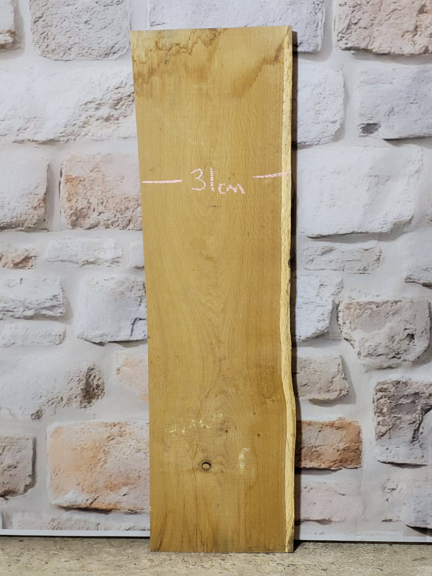 English Oak Live Edge Hardwood Board