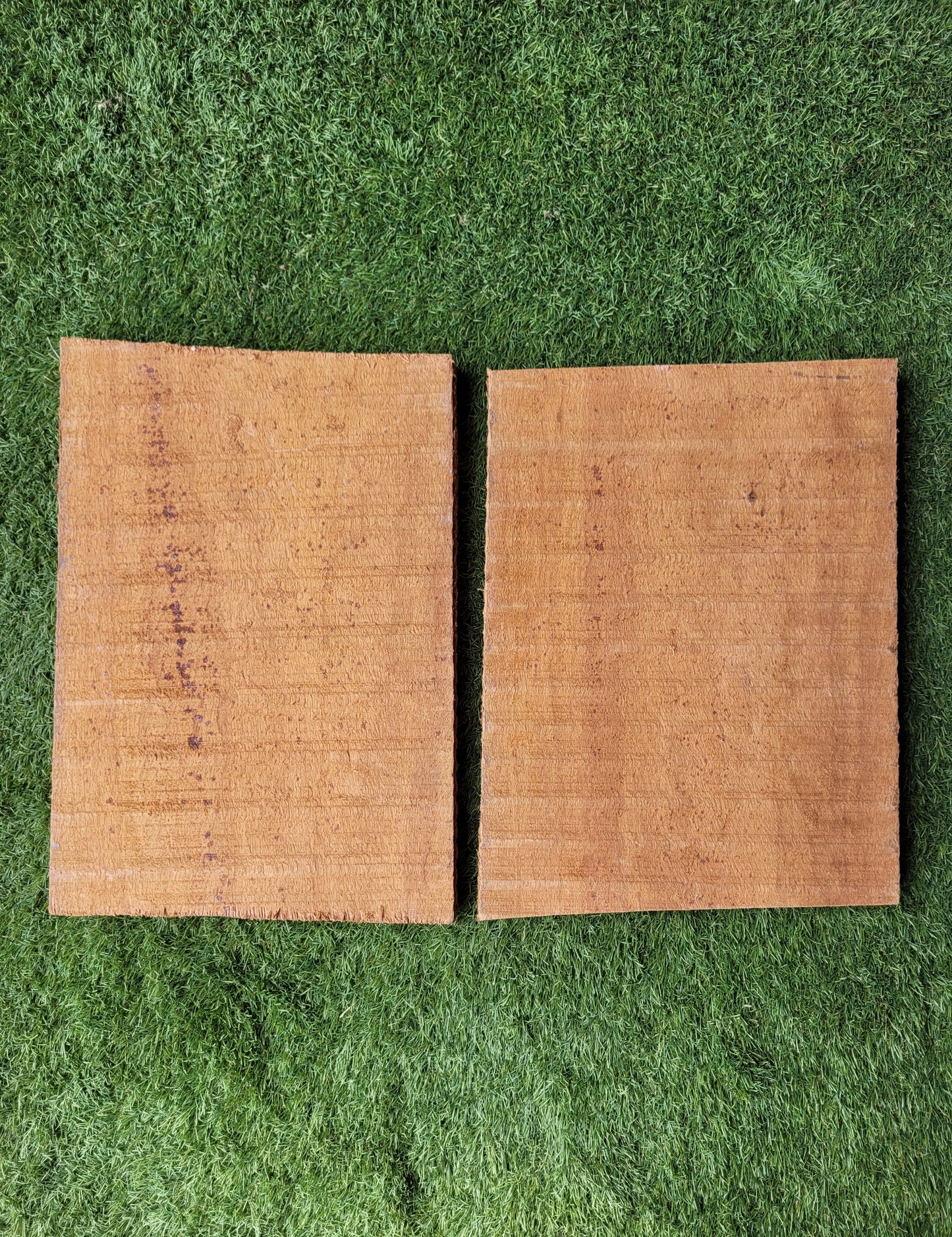 Meranti / Mahogany Rough Sawn Hardwood Offcuts x2 (OF54)