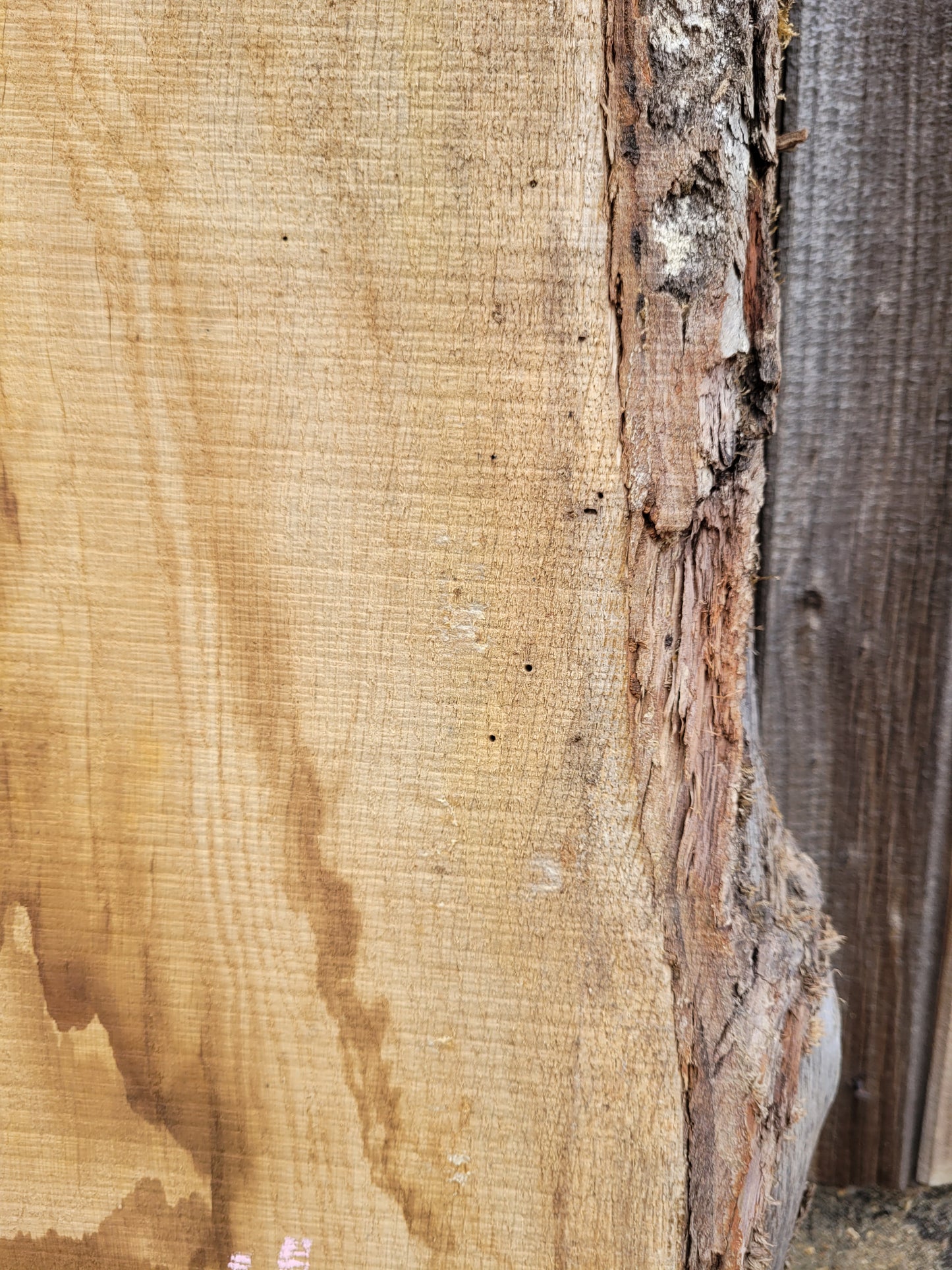 Oak Hardwood Live Edge Character Grade Board 1.95m Long
