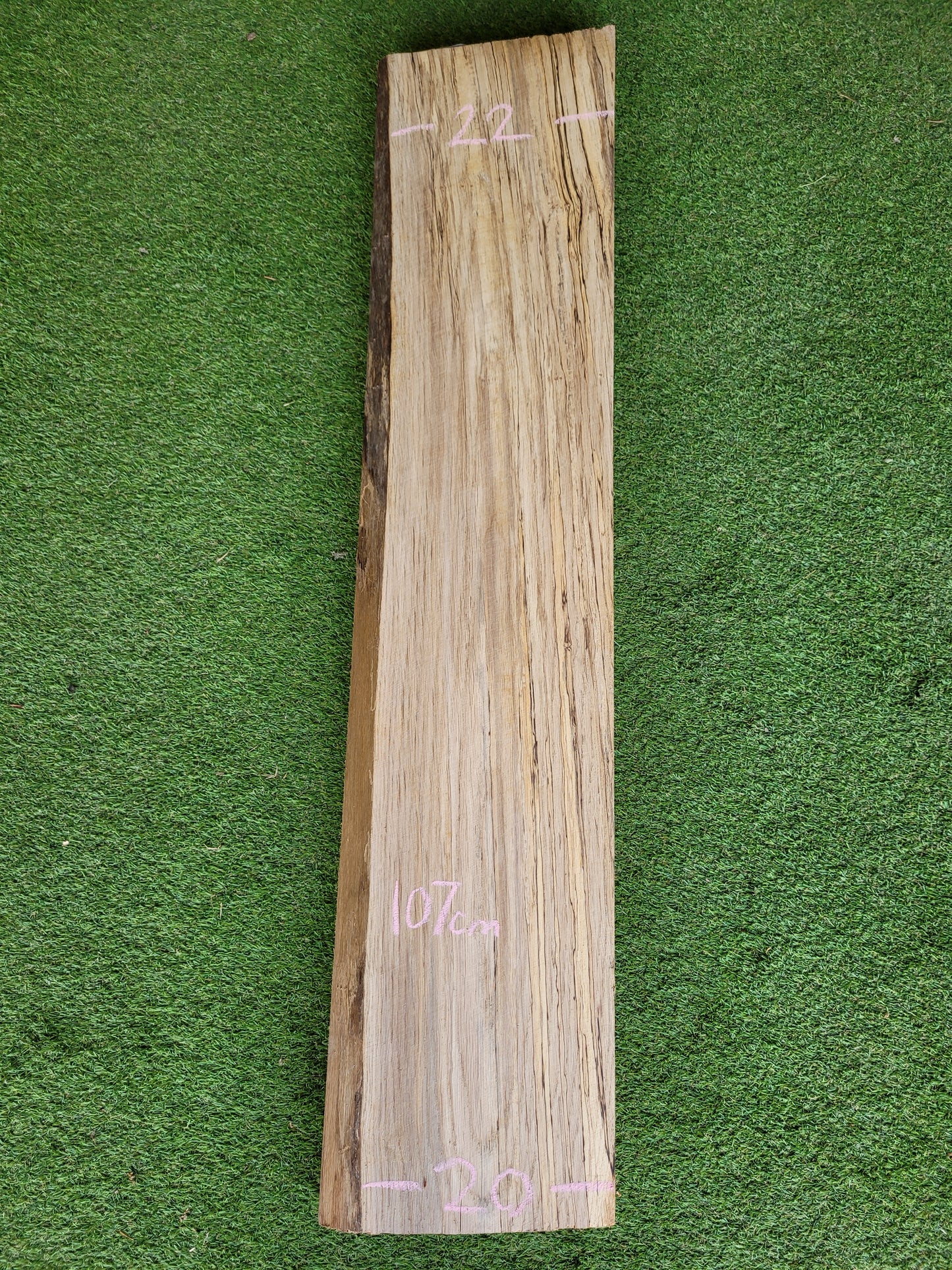 Spalted English Oak Unique Hardwood Live Edge 107cm Long (OF106)