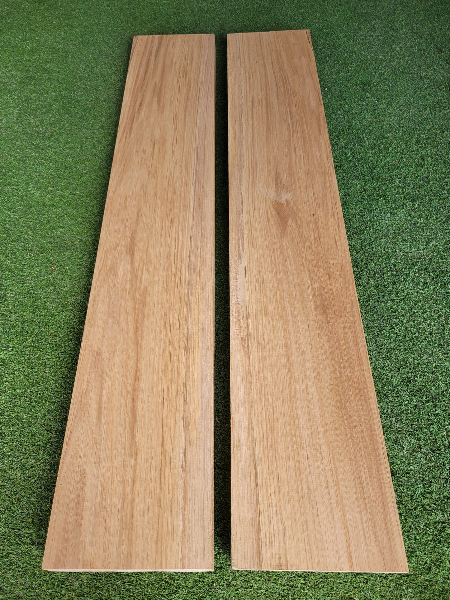 English Oak Hardwood Boards with One Live Edge 47mm thick