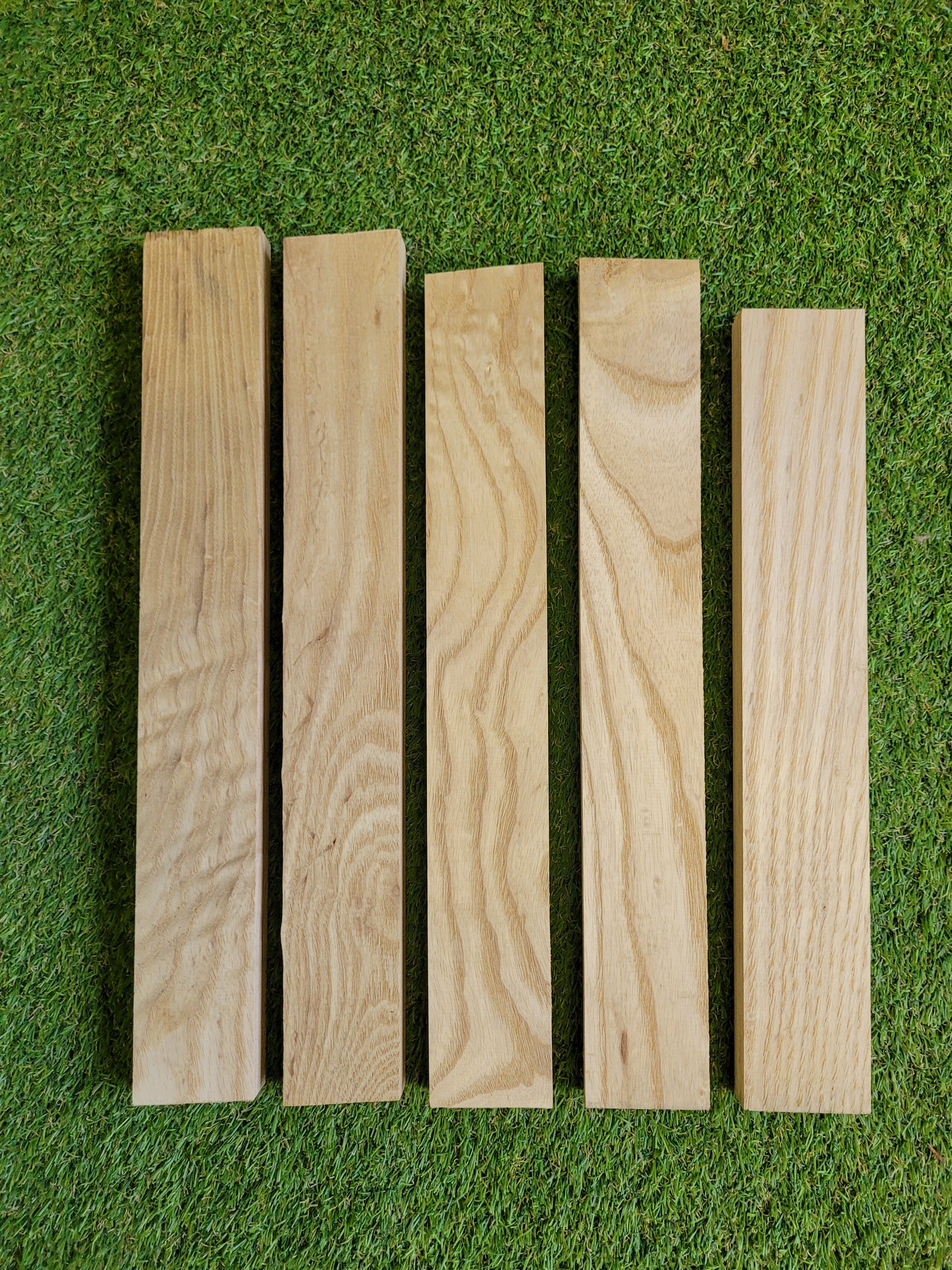 English Ash Offcuts x5 PAR Woodturning (OF264)