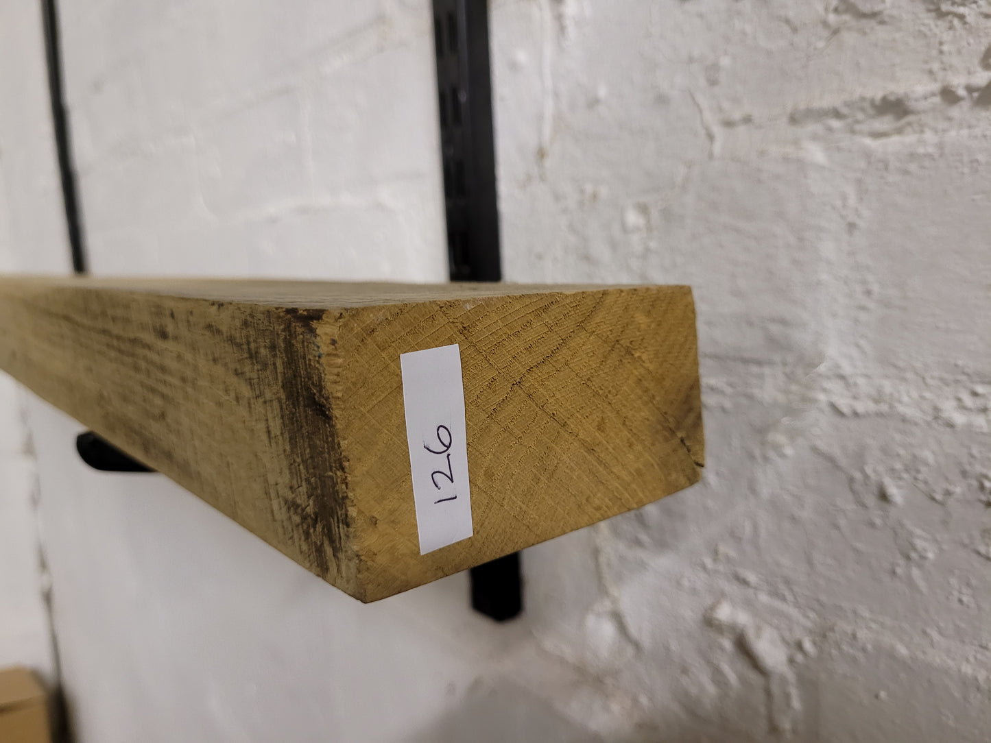 Oak Beam Fireplace Mantel Planed All Round 95 x 50 x 1180mm (126)