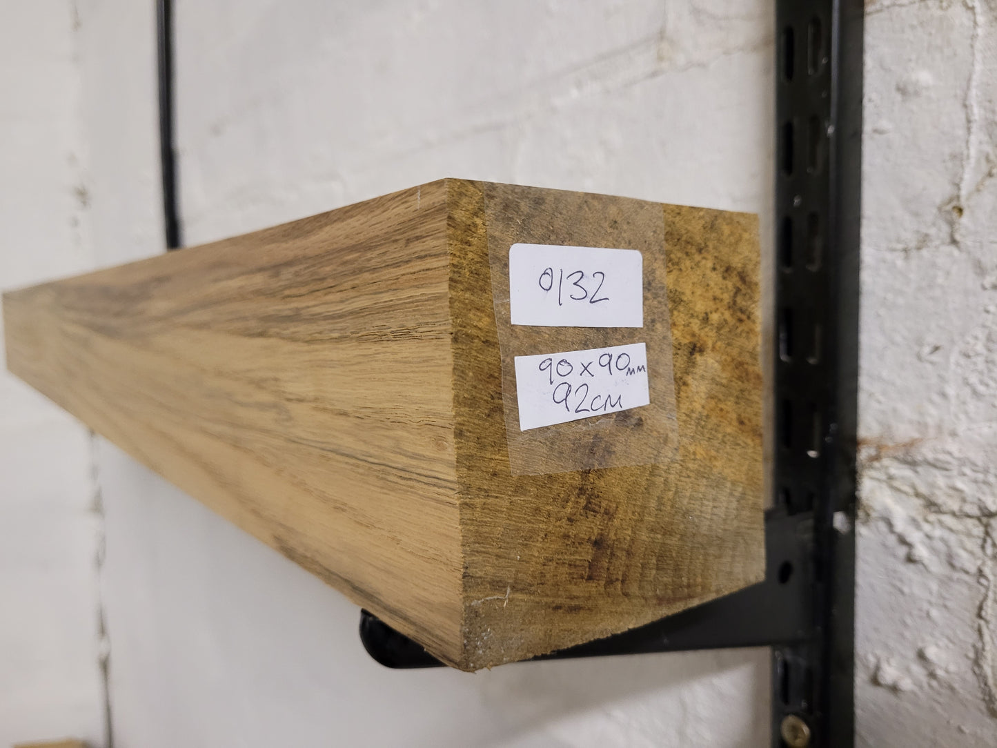 Oak Beam Fireplace Mantel Planed All Round 90 x 90 x 920mm (132)