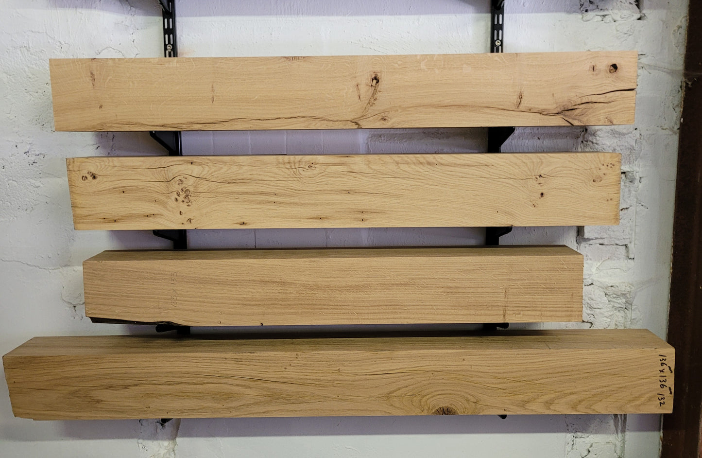 Planed All Round Oak Beam Mantels