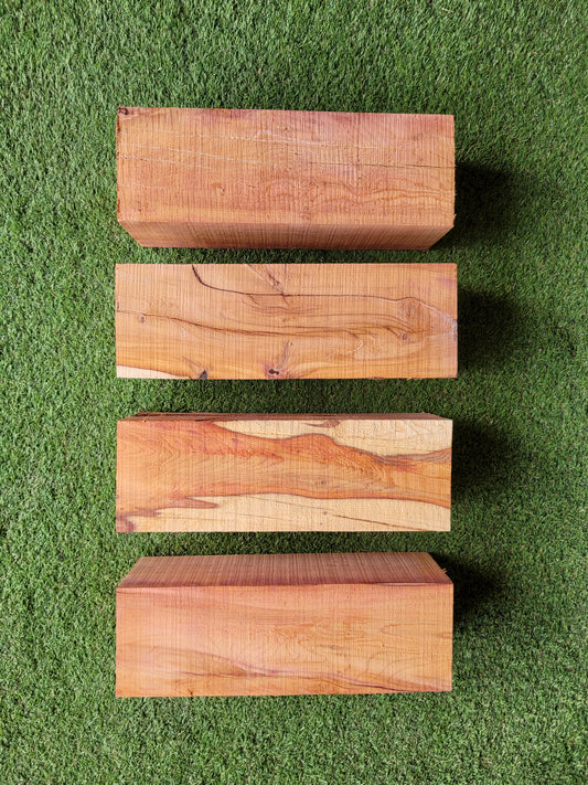 Yew Hobby Pack 4 Pieces Woodturning