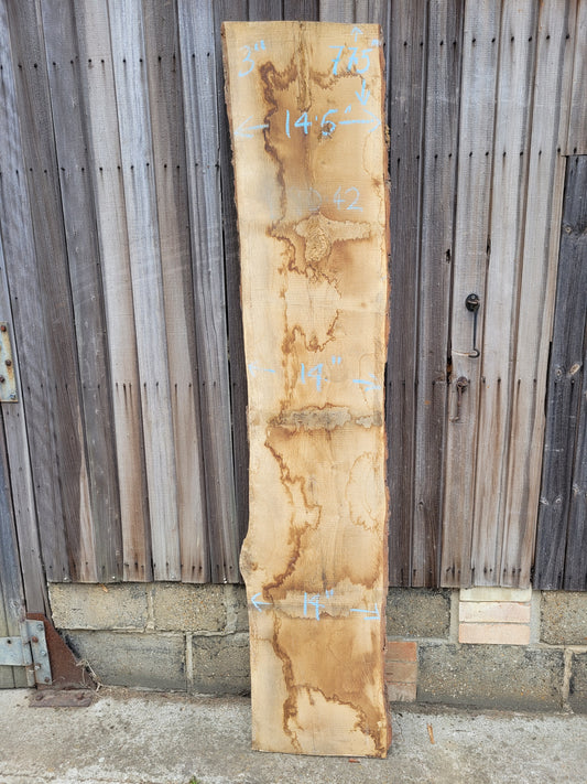 Oak Hardwood Live Edge Character Grade Board 1.95m Long