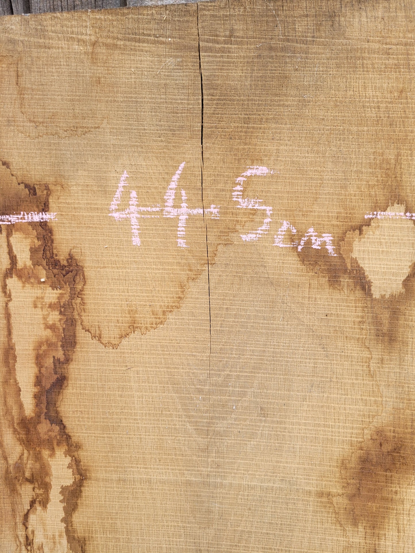 English Oak Hardwood Live Edge Slab 1.5m Long