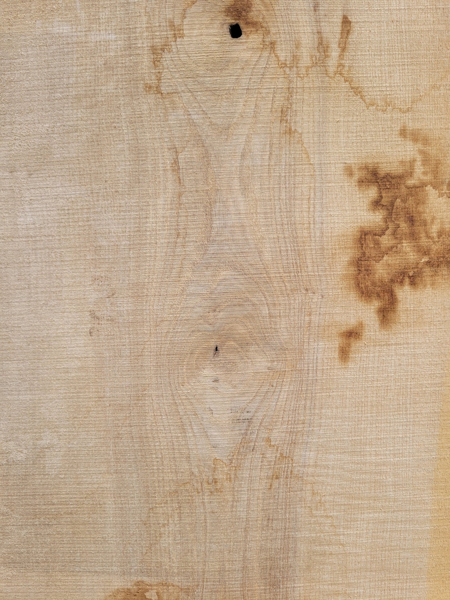 English Ash Hardwood Live Edge Slab 1.5m