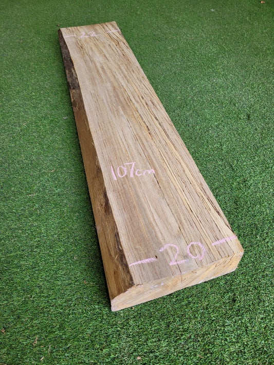 Spalted English Oak Unique Hardwood Live Edge 107cm Long (OF106)