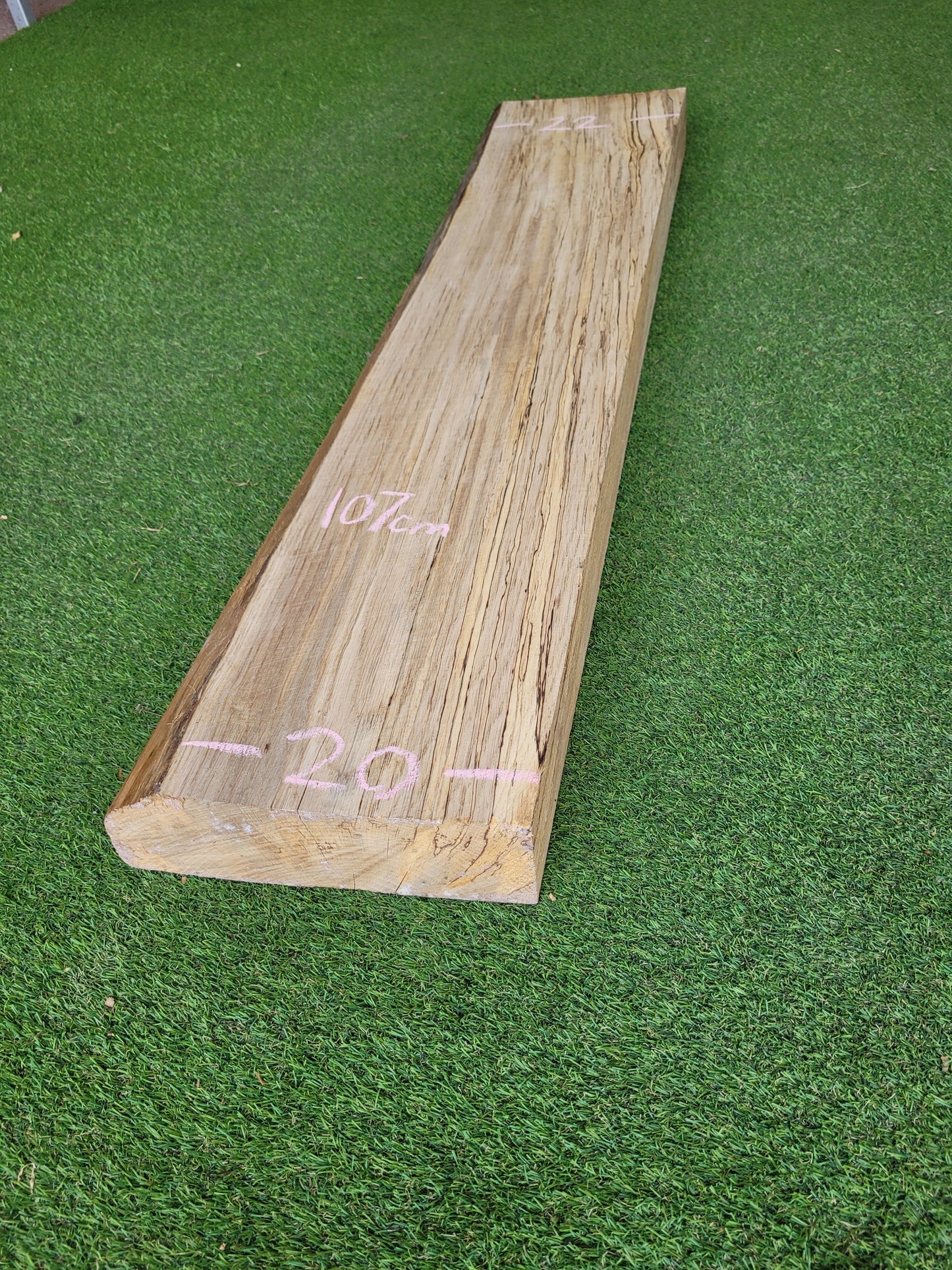 Spalted English Oak Unique Hardwood Live Edge 107cm Long (OF106)