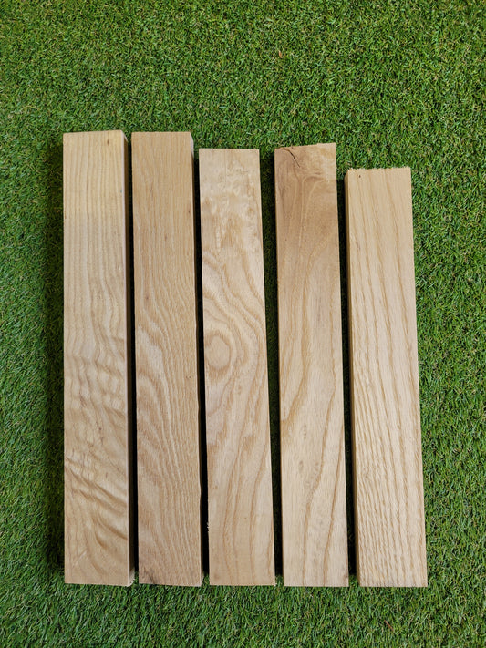 English Ash Offcuts x5 PAR Woodturning (OF264)