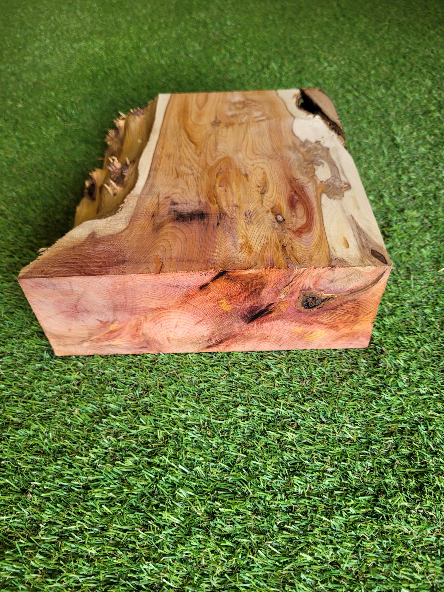 Yew Wood Turning Blank Offcut Live Edge (OF268)