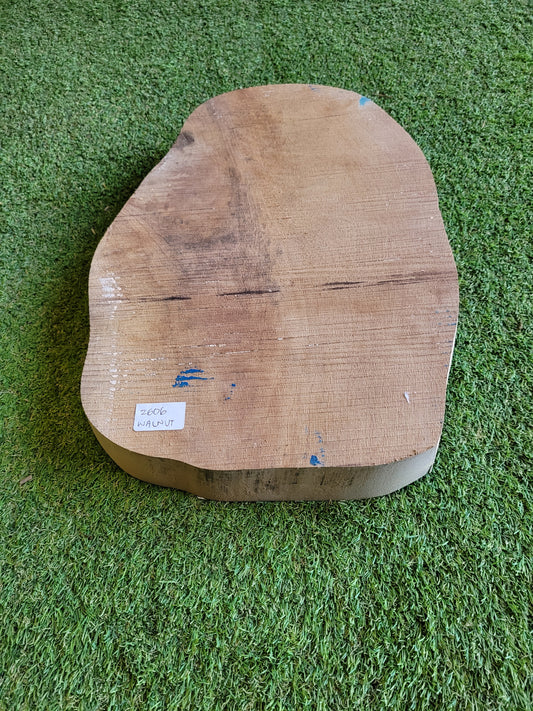 English Walnut Wood Live Edge Board (2606)