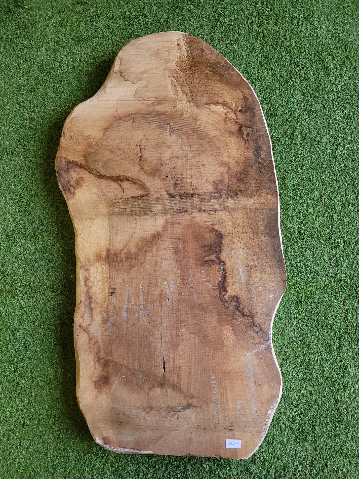 English Walnut Wood Board Live Edge Slab (2606)