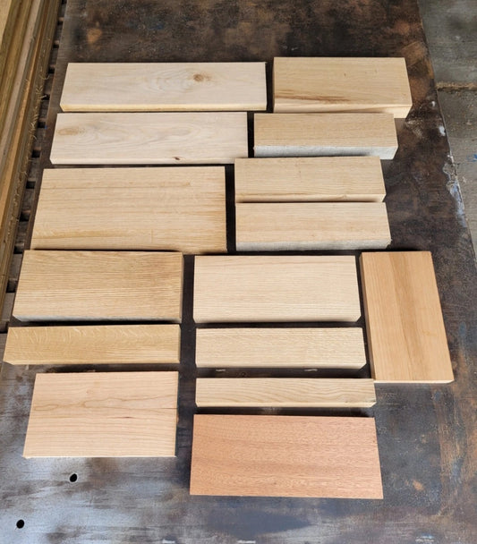 Oak & Cherry Hardwood Offcuts Pack