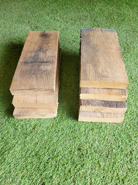 Oak Offcuts x7 Pieces Kiln Dried 28-33cm Long (2618)