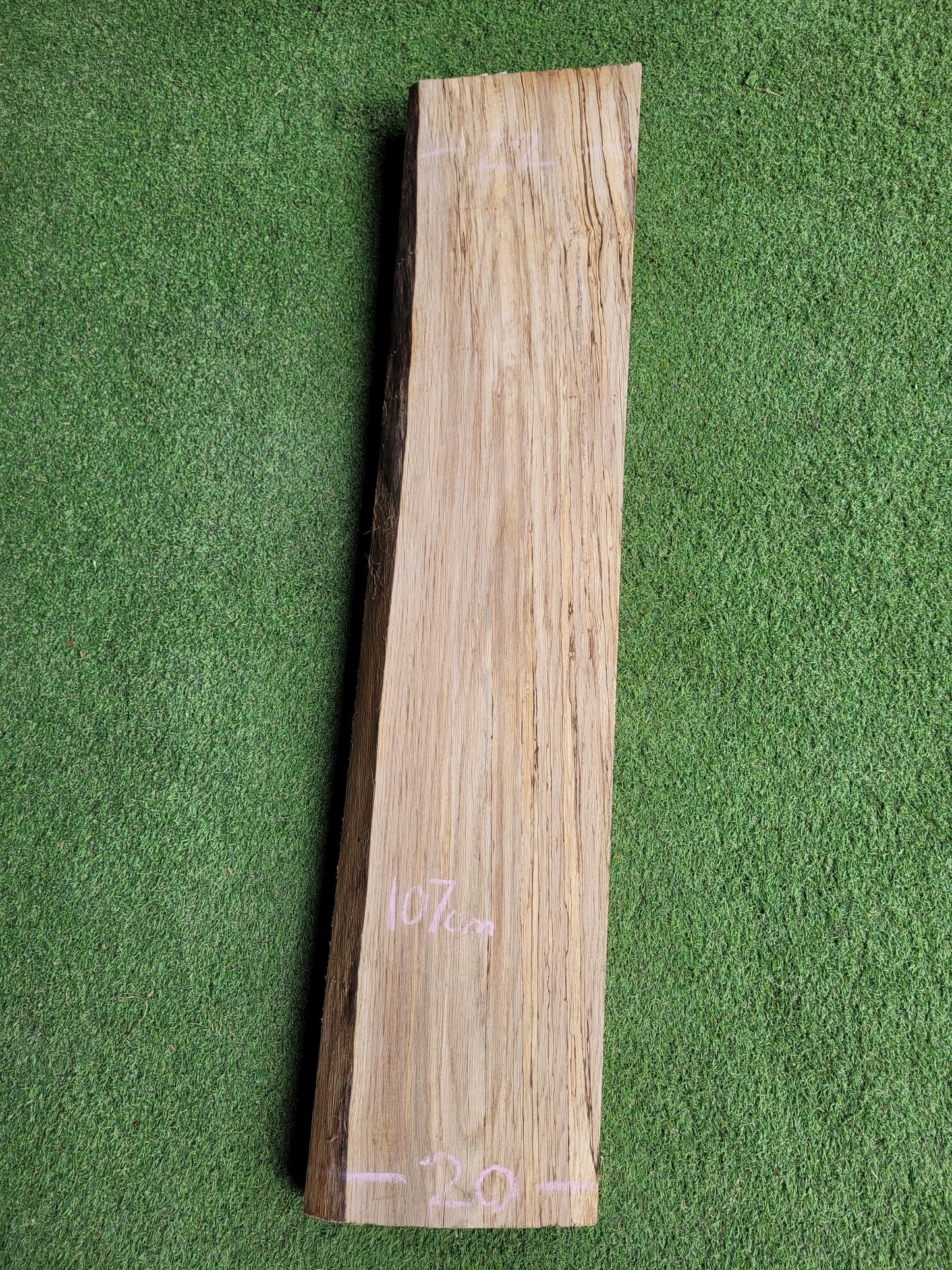 Spalted English Oak Unique Hardwood Live Edge 107cm Long (OF106)