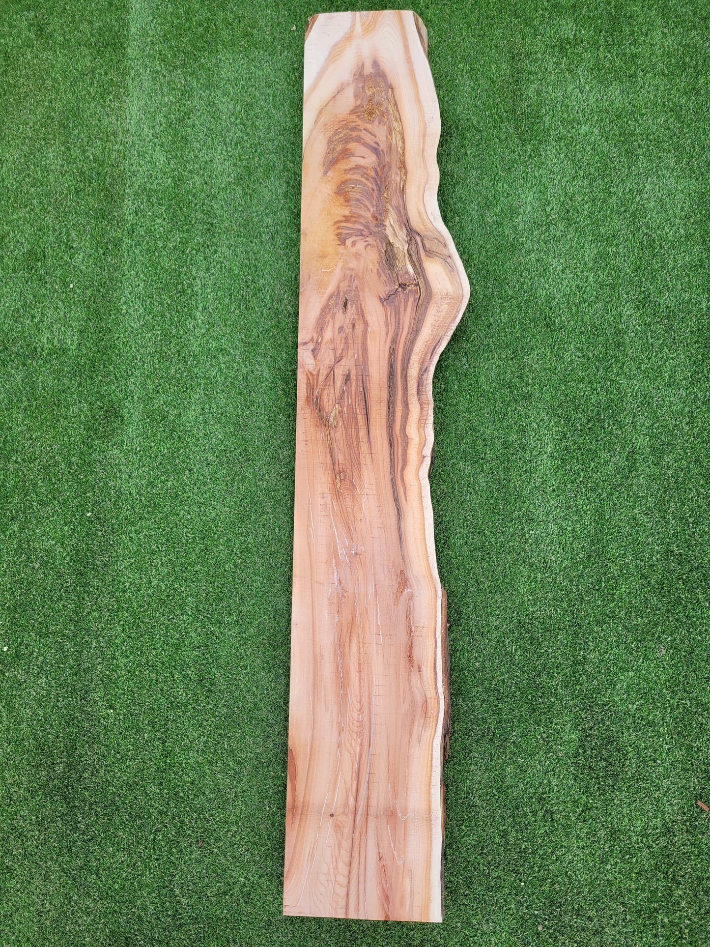 Yew Live Edge Board Shelving 1.3m Long (2651)