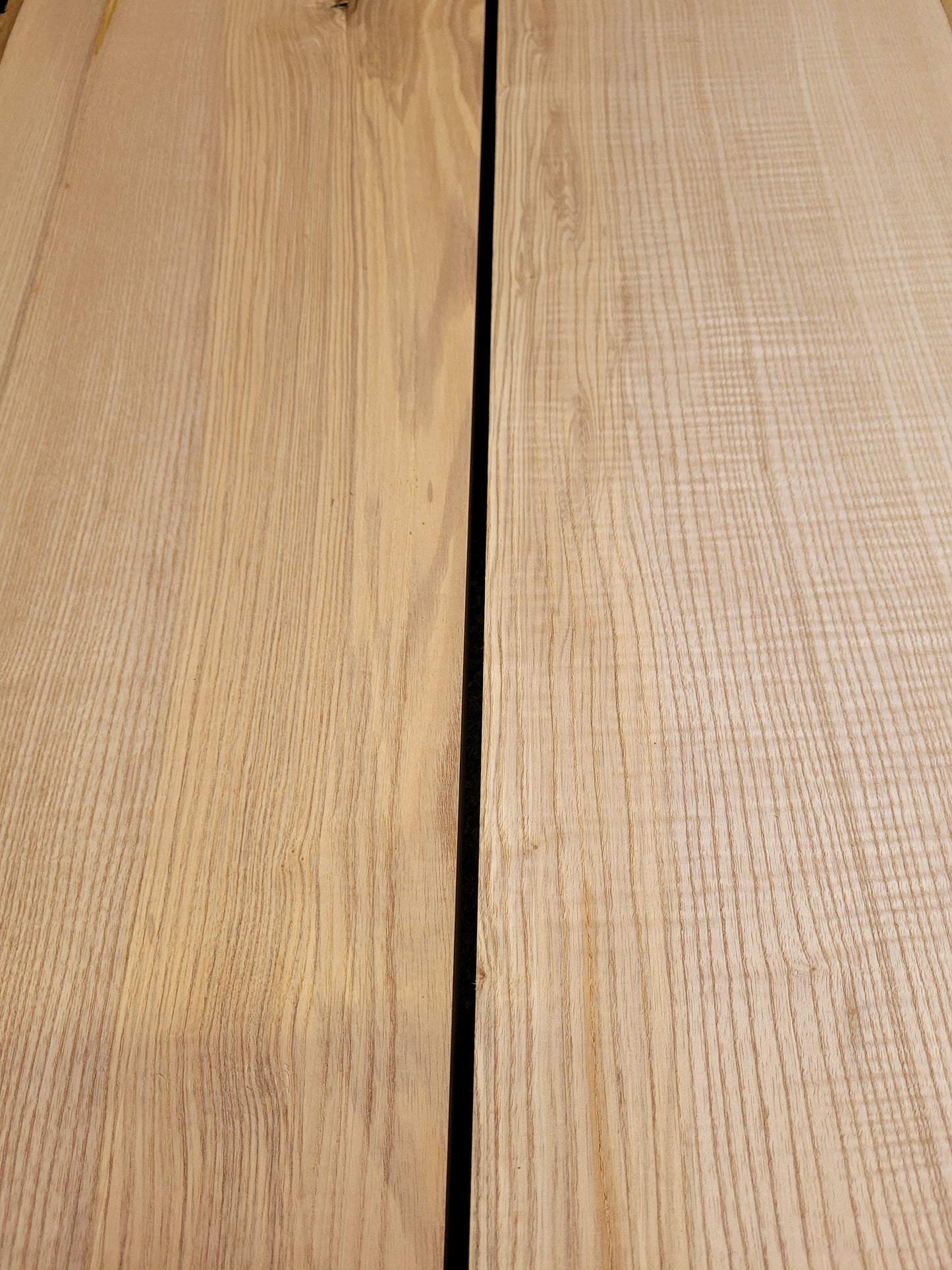 Rippled English Ash Live Edge Boards Shelving (2630)