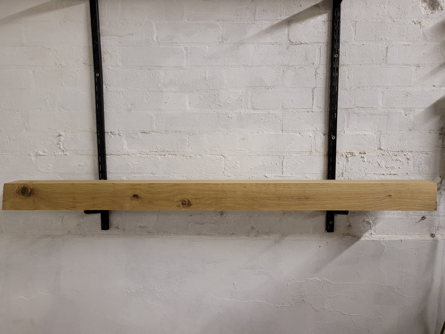 Oak Beam Fireplace Mantel Planed All Round 90 x 90 x 1450mm (124)