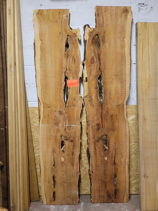 Yew Wood Slab Large Live Edge 2.3m Long