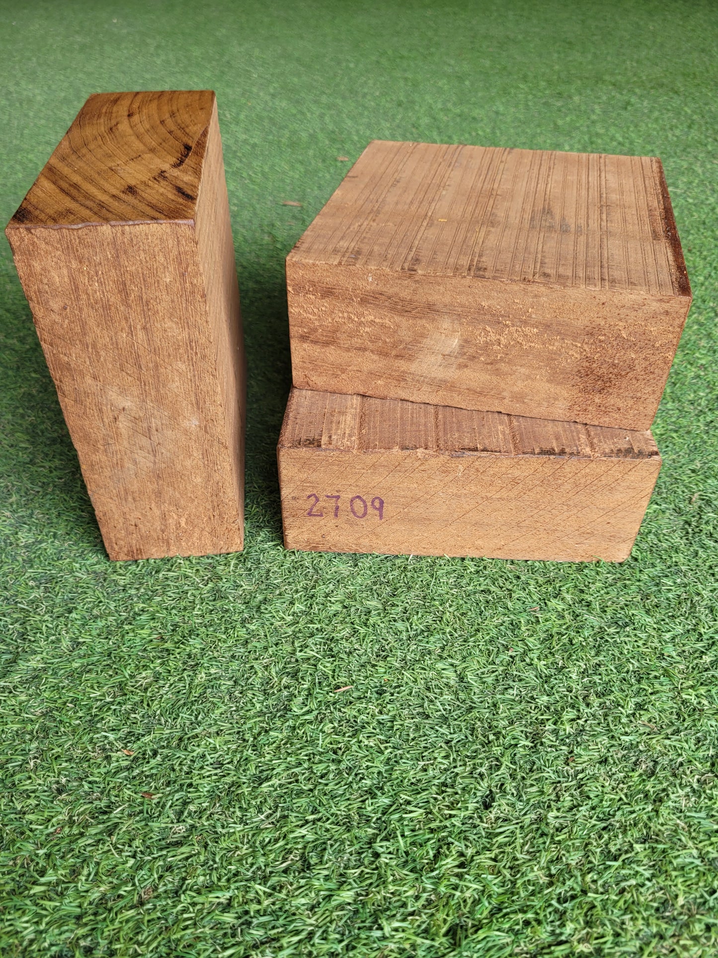 Iroko Hardwood Offcuts Woodturning Blanks (2709)