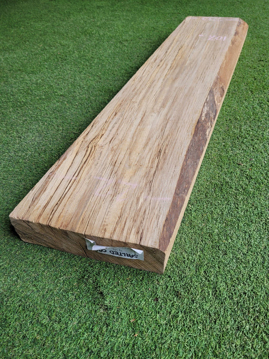 Spalted English Oak Unique Hardwood Live Edge 107cm Long (OF106)
