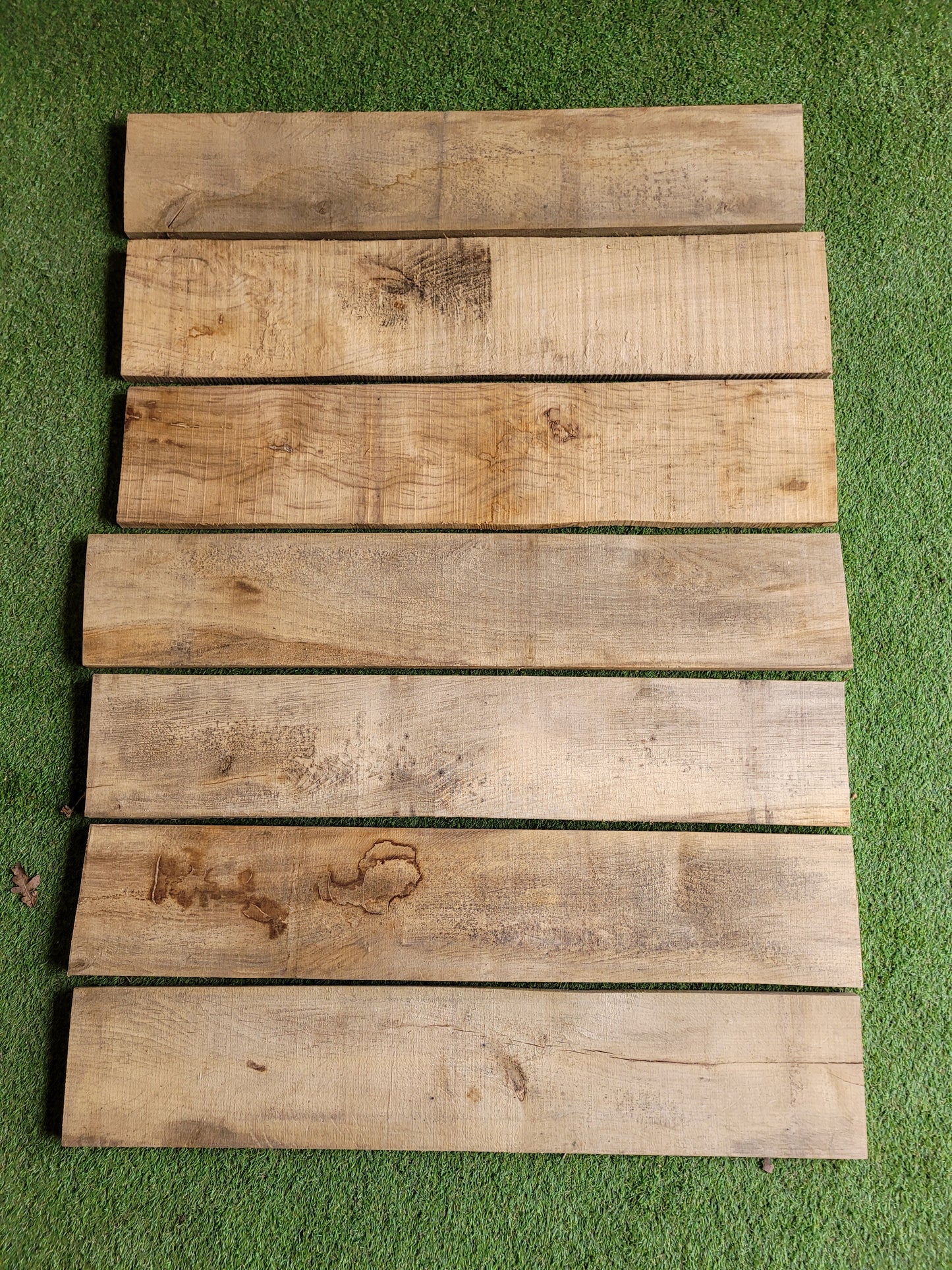 Solid English Oak Offcuts x7 91cm Long (2623)