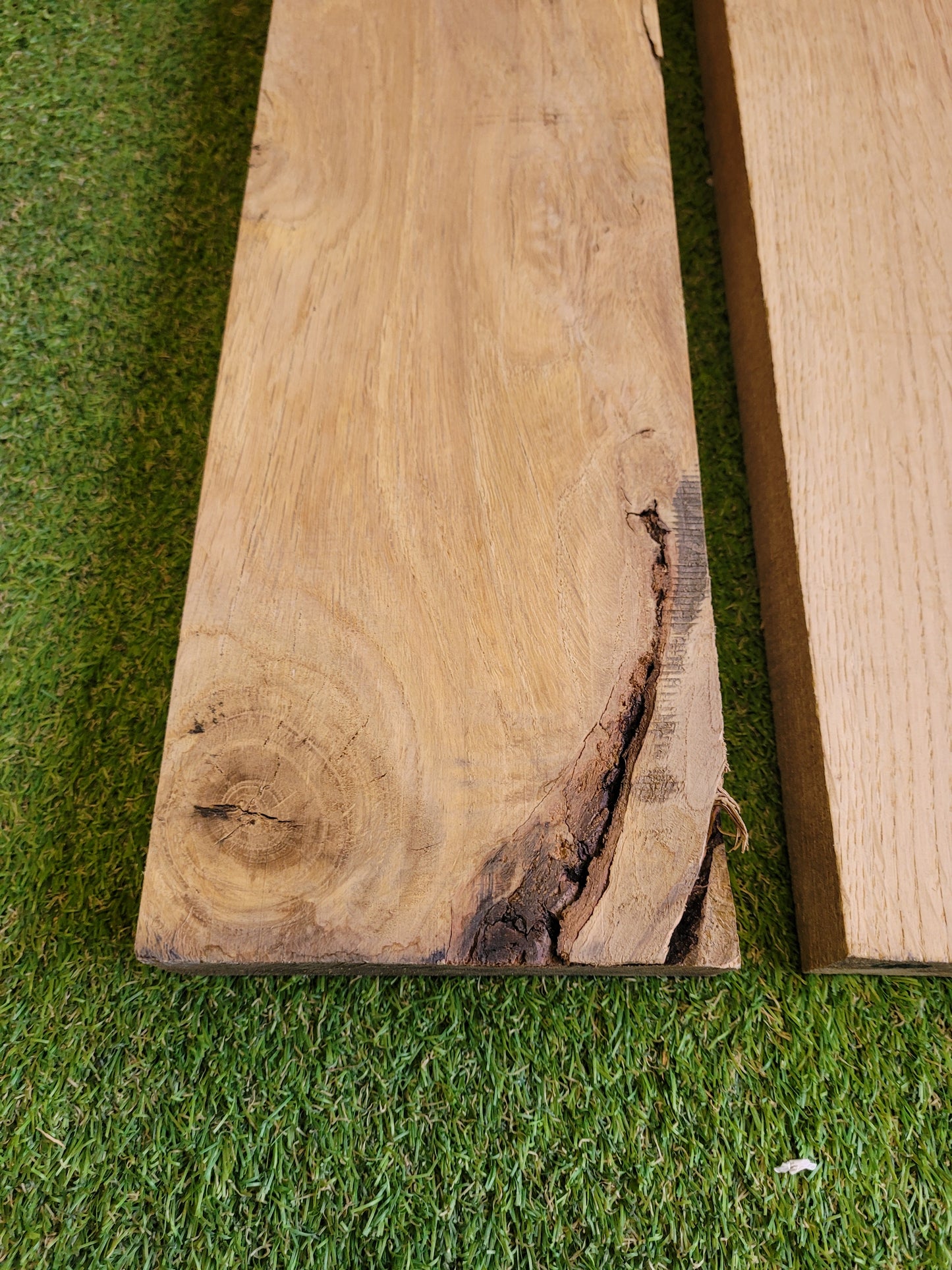 English Oak Boards Pack of 3 Rustic Hardwood 40mm Thick (0100)