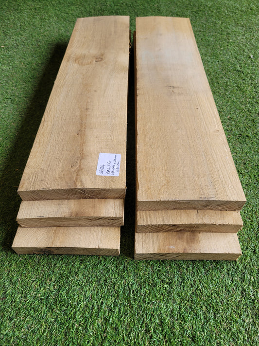 English Oak Boards x6 61cm Long (2633)