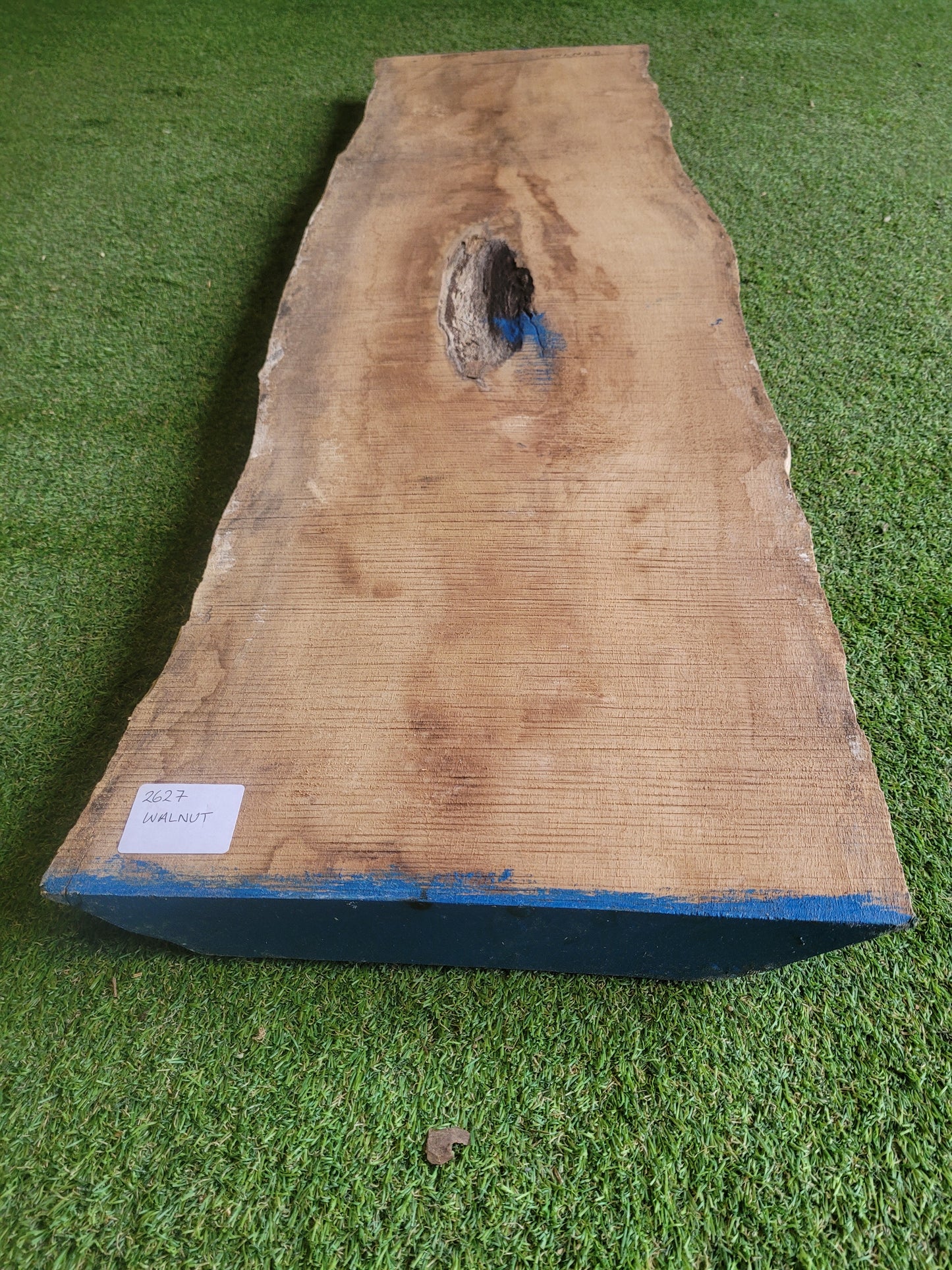 English Walnut Slab Live Edge Board Table Top (2627)