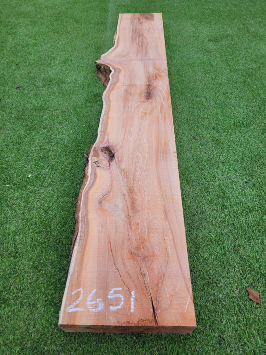 Yew Live Edge Board Shelving 1.3m Long (2651)