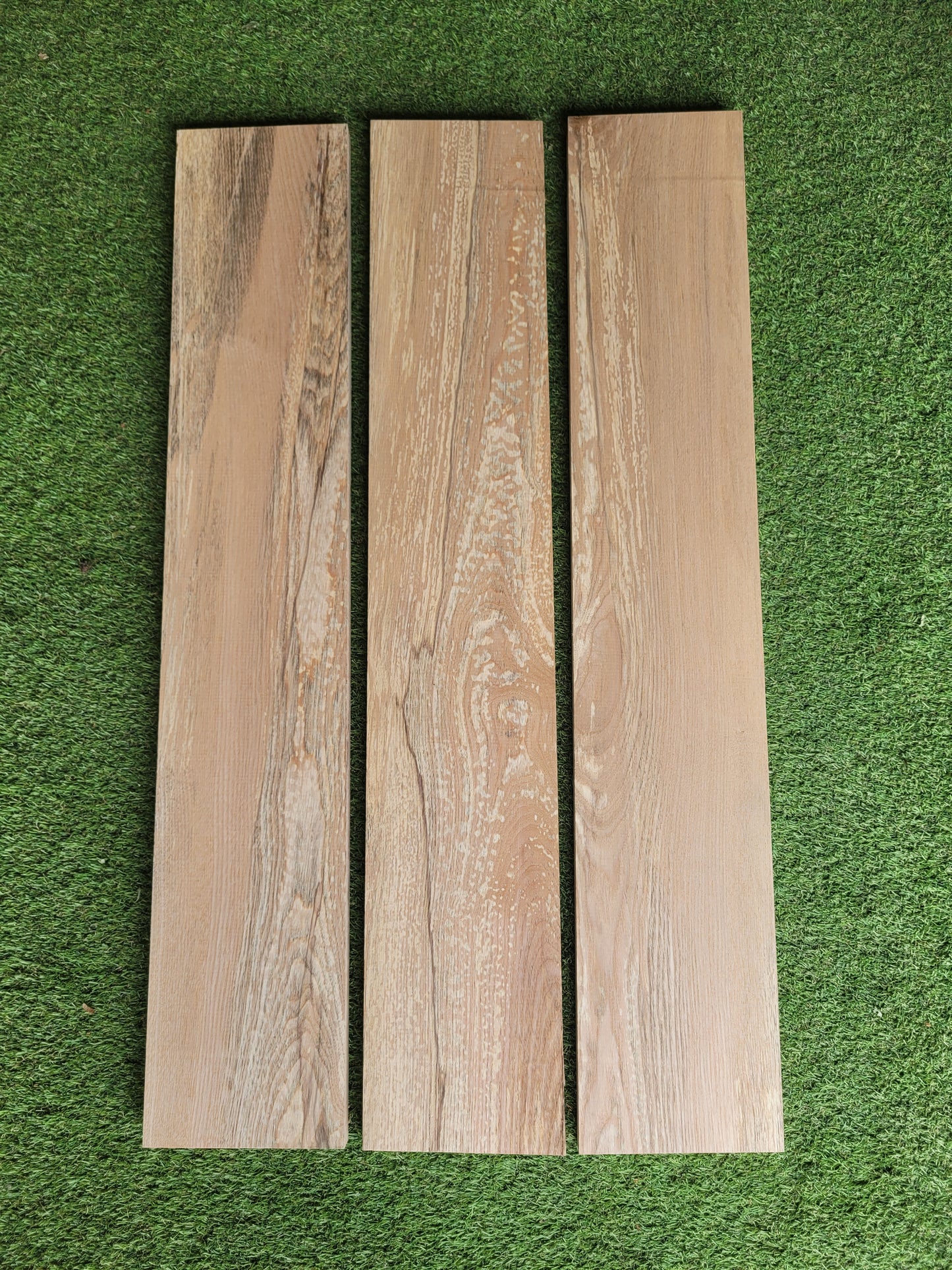 Spalted Ash Boards x3 PAR 80cm Long (2671)