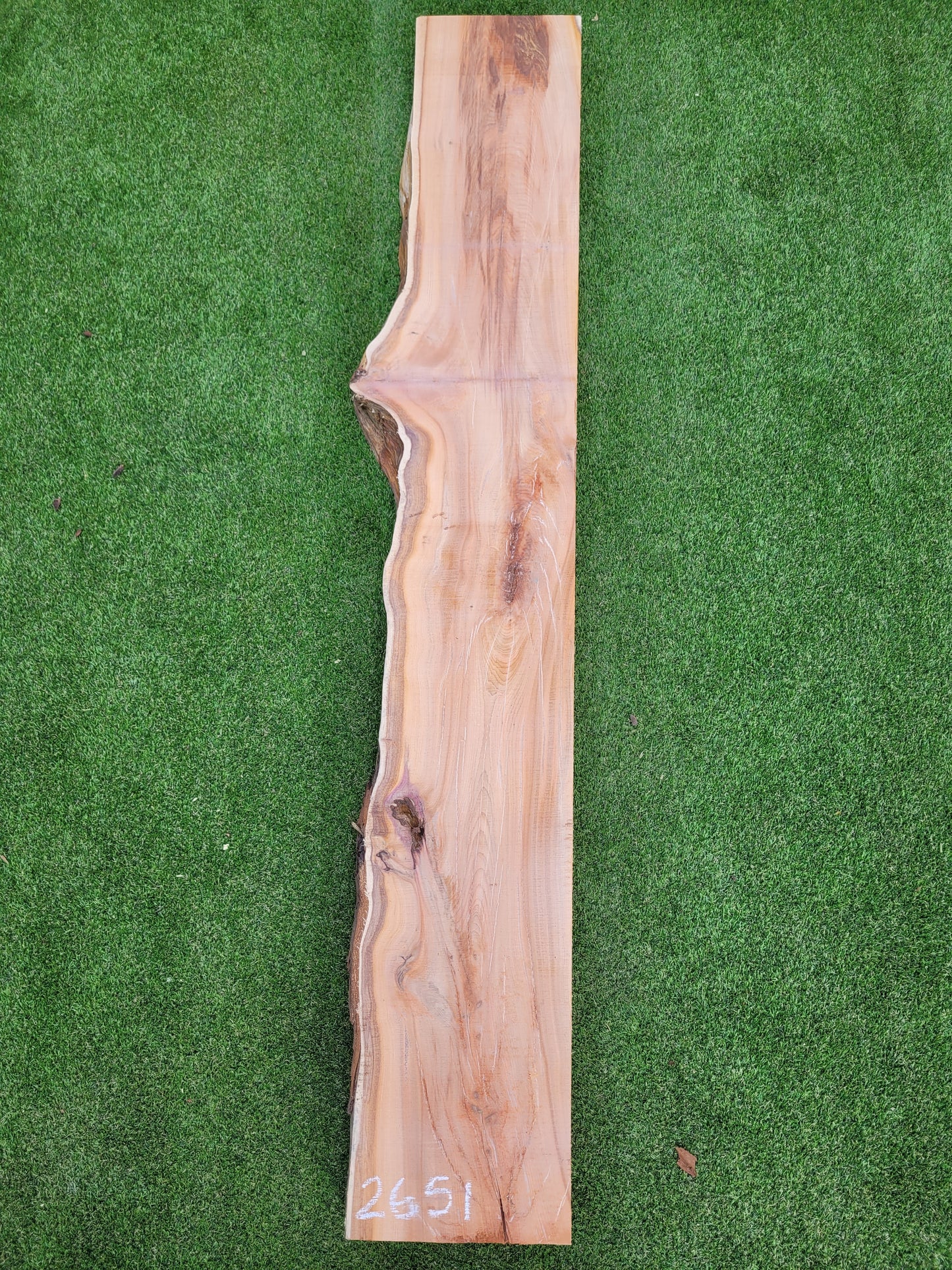 Yew Live Edge Board Shelving 1.3m Long (2651)