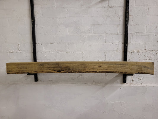 Oak Beam Fireplace Mantel Planed All Round 95 x 50 x 1180mm (126)