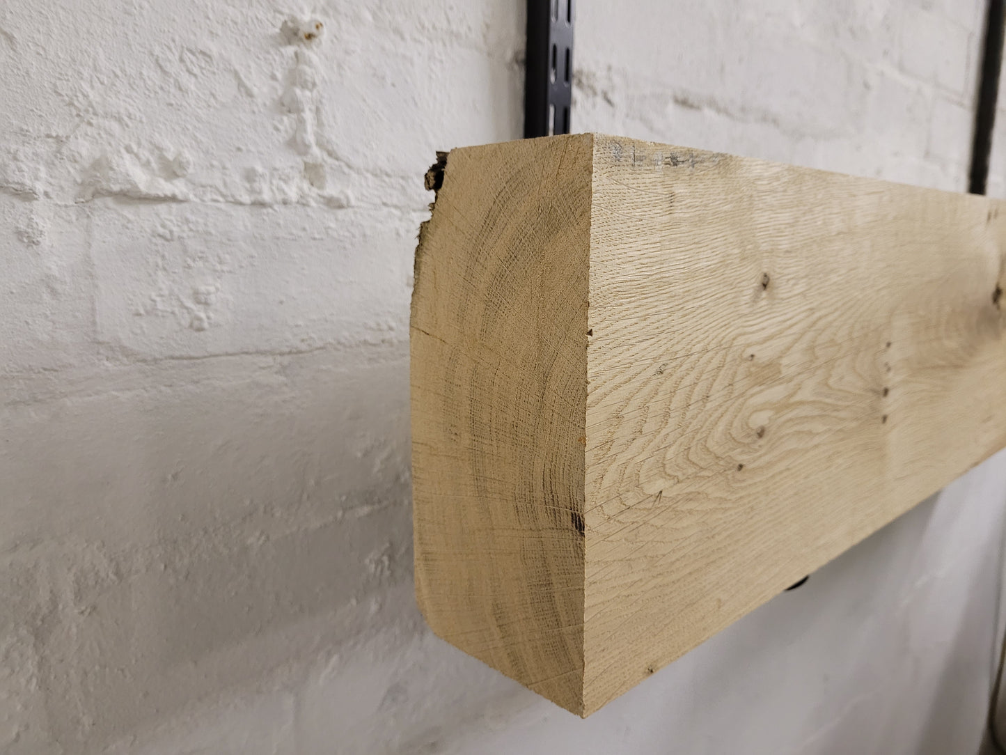 Oak Beam Fireplace Mantel Planed & Sanded 90 x 185 x 1220mm (134)