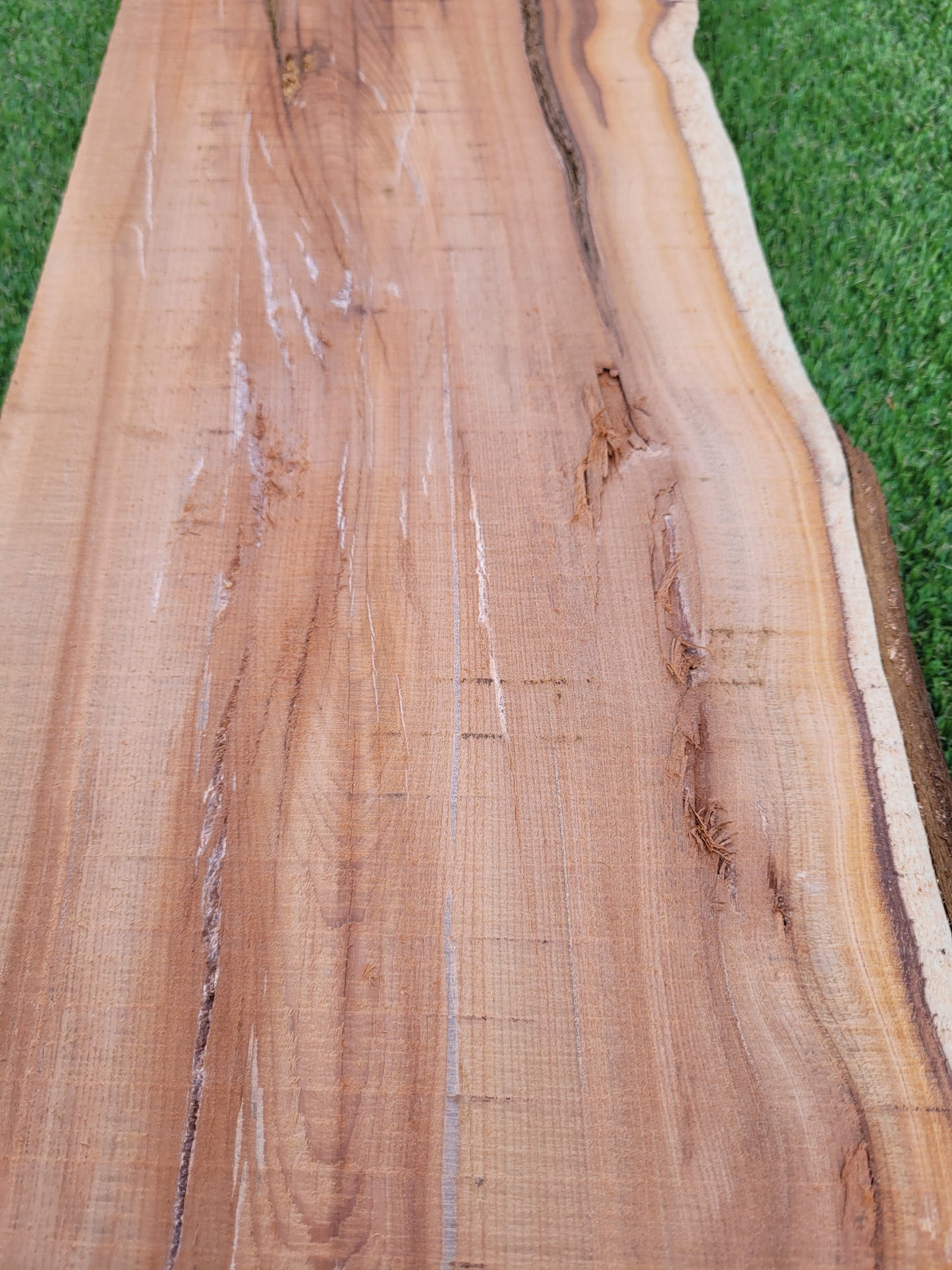 Yew Live Edge Board Shelving 1.3m Long (2651)