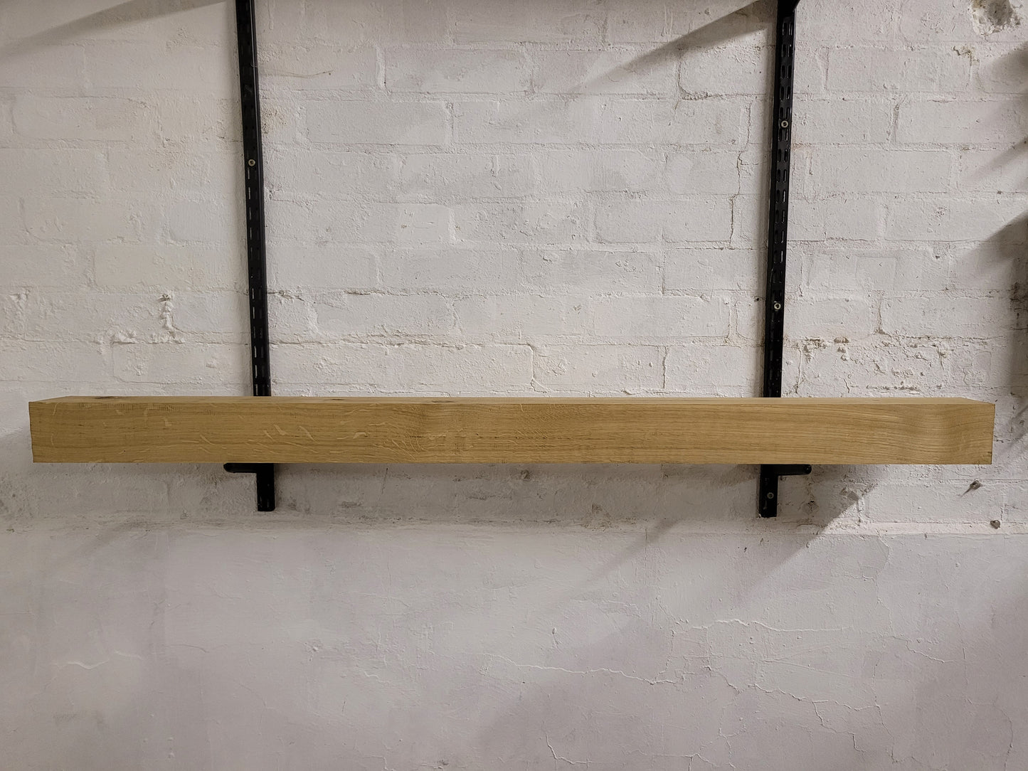 Oak Beam Fireplace Mantel Planed All Round 90 x 90 x 1450mm (124)