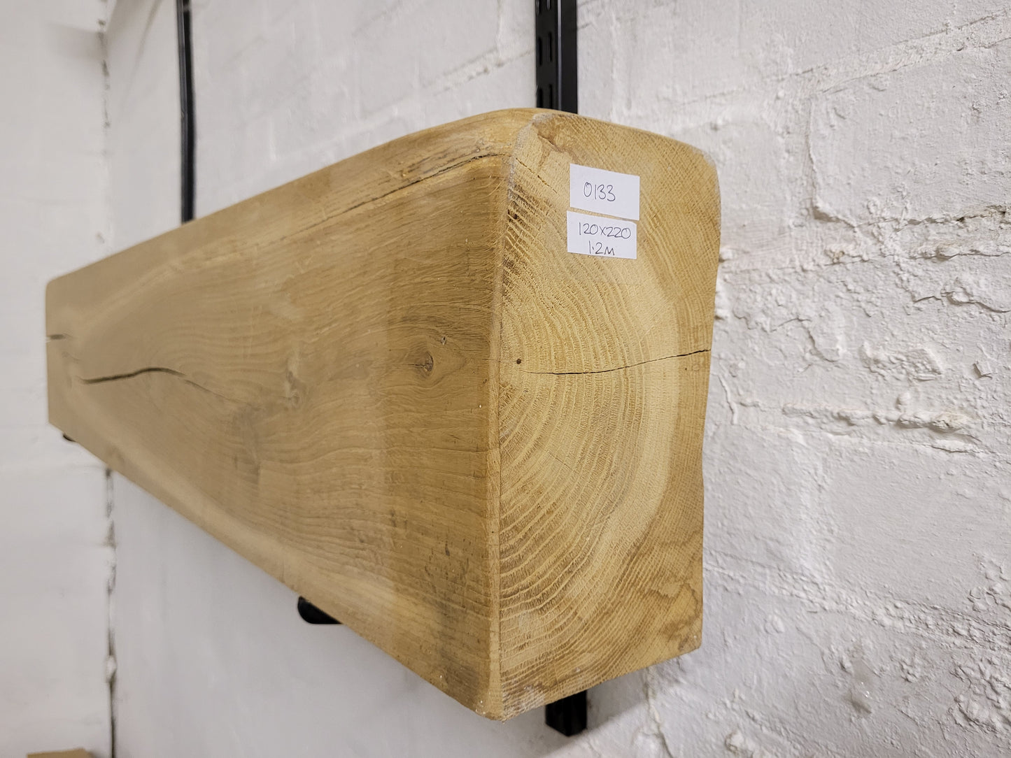 Oak Beam Fireplace Mantel Planed & Sanded 120 x 220 x 1200mm (133)