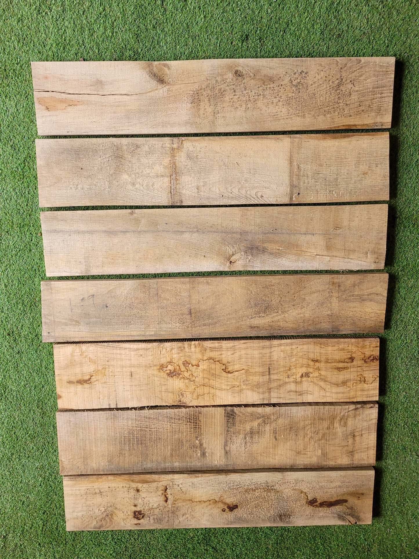 Solid English Oak Offcuts x7 91cm Long (2623)