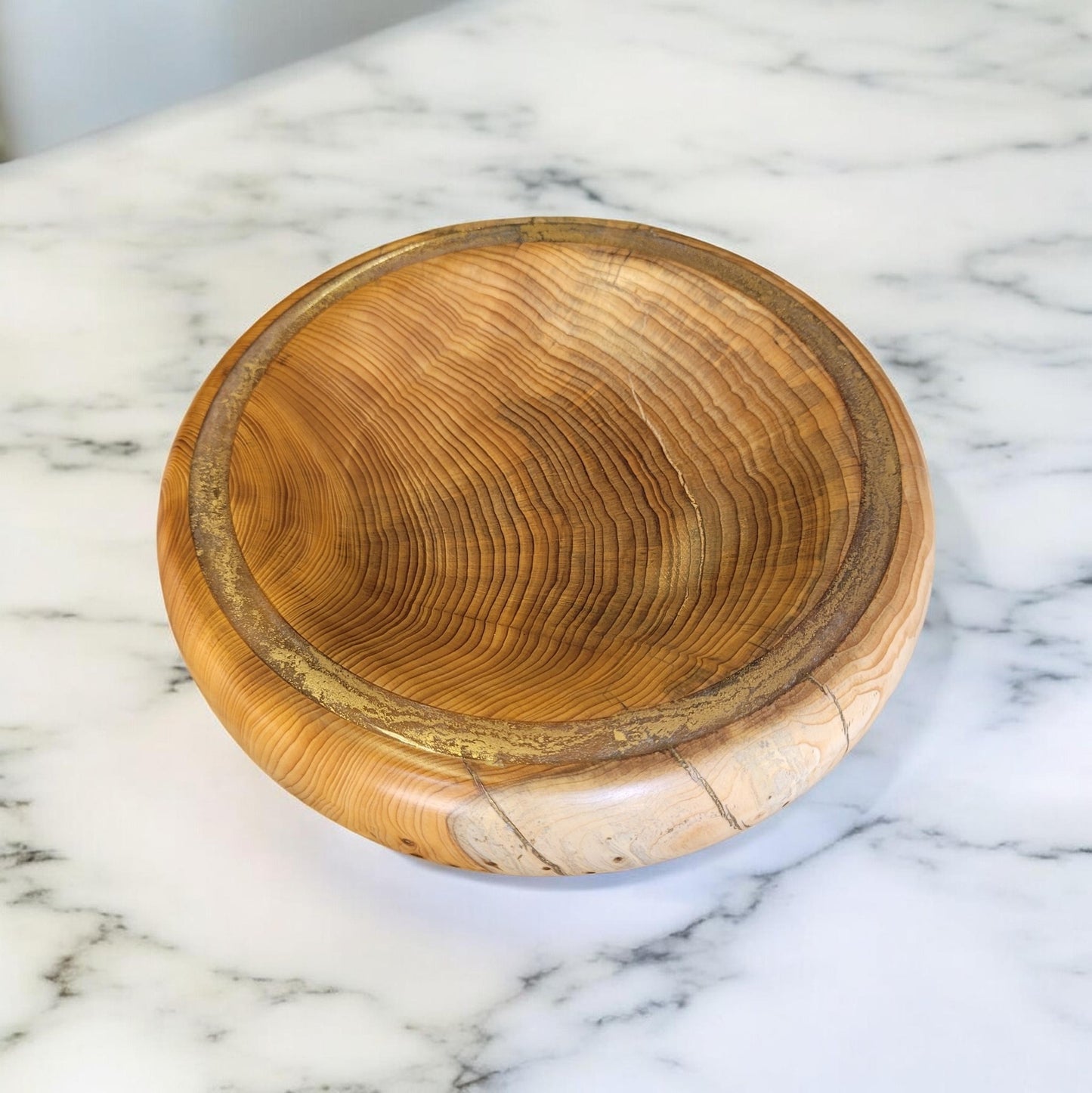 English Yew Bowl 20.5cm
